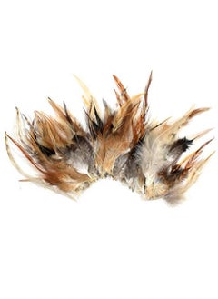 Asian Hobby Crafts Natural Dyed Feathers : Size Multi : Color Wild Hen : 80Pcs  - Image 3