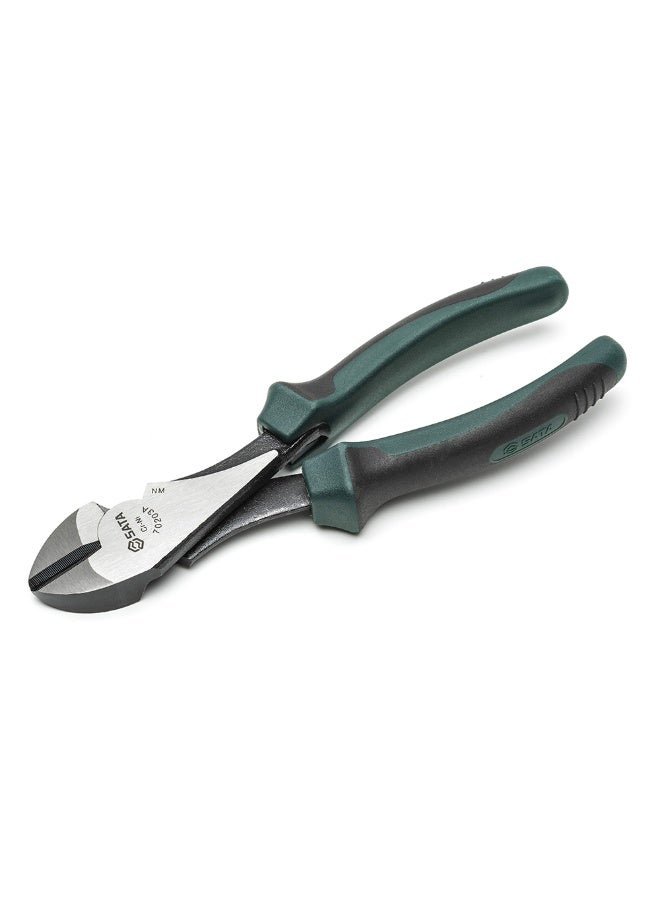 Sata 7-Inch Diagonal Pliers, With A Durable Nickel-Chrome Steel Body,Green Anti-Slip Handles, and a Laser-Hardened Cutting Edge-ST70203AST  - Image 2