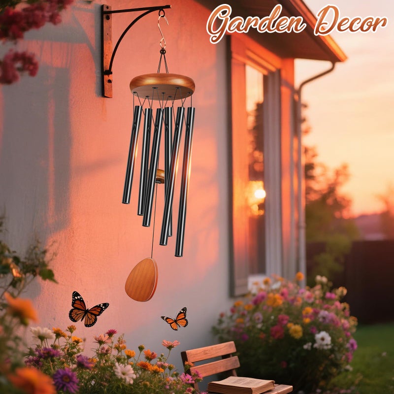 Winzwon Wind Chimes for Outside House Warming Gifts for Women, New Home Gift Men, Outdoor Gifts for Neighbor Hotness Parents Garden Aluminum Hanging Metal Windchimes Outdoors for Patio Porch Yard - Image 3