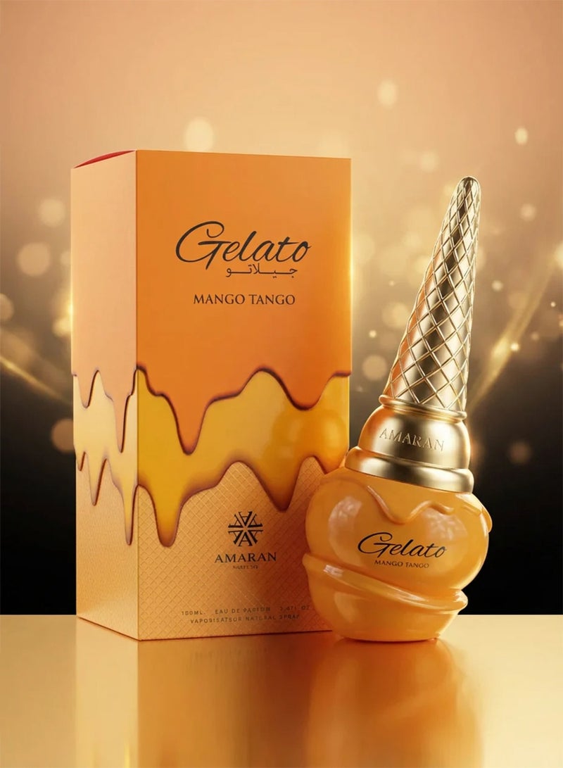 AMARAN Gelato Mango Tango EDP By Amaran 100ml | Tropical Fruity Gourmand Unisex Long-Lasting Perfume with Mango Fragrance - Image 4