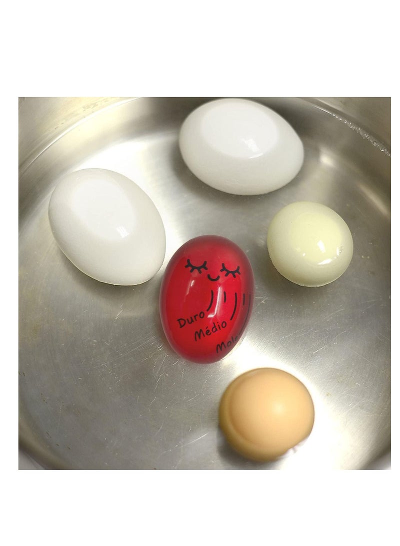 1 Pack Egg Timer Heat Sensitive Hard Medium Soft Boiled Color Changing Reusable Perfect Timers No BPA - Image 1
