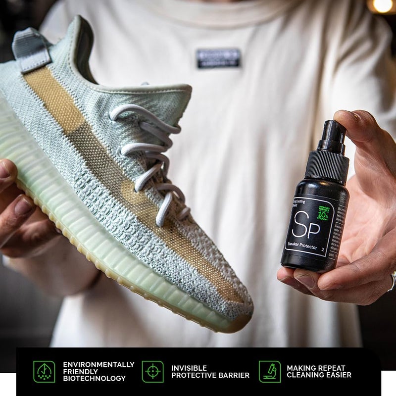 Sneaker Lab Sneaker Protector 50ml spray | Long Lasting Invisible Barrier Repelling Water & Dirt | UV Protection & Non-Corrosive | Water-Based Premium Spray | Safe for Leather, Knit, Mesh, Nubuck, Suede & Canvas - Image 5