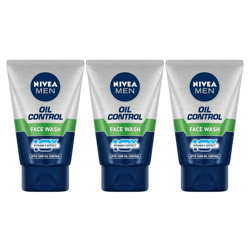 Nivea غسول وجه نيفيا للتحكم في الزيت 100 مل عبوة من 3 - Image 1