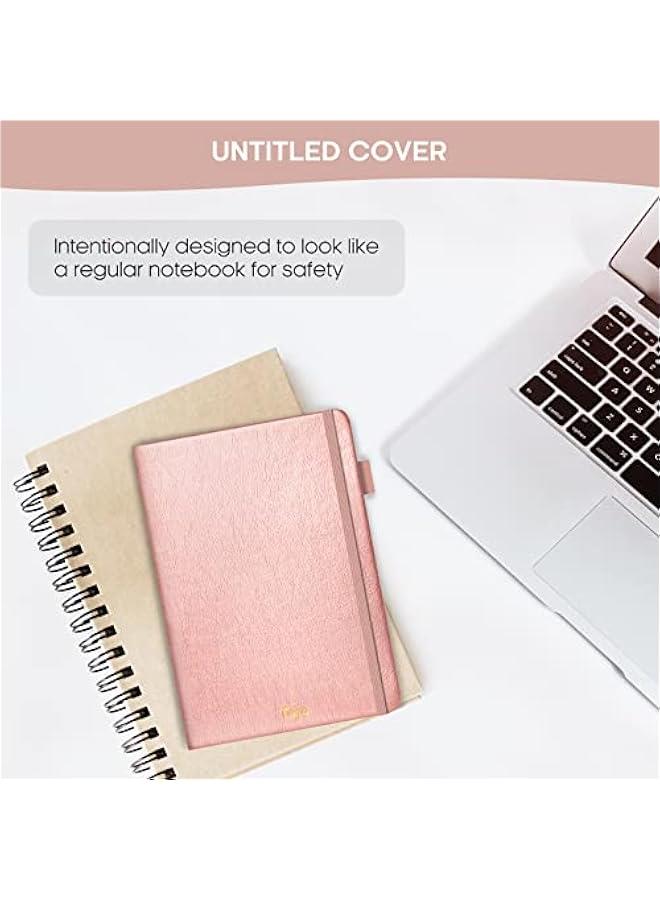 Arabest Password Keeper Book with Alphabetical Tabs，Small Password Books for Seniors, Password Notebook for Internet Website Address Log in Detail, Password Logbook to Help You Stay Organized - Rose Gold  - Image 4