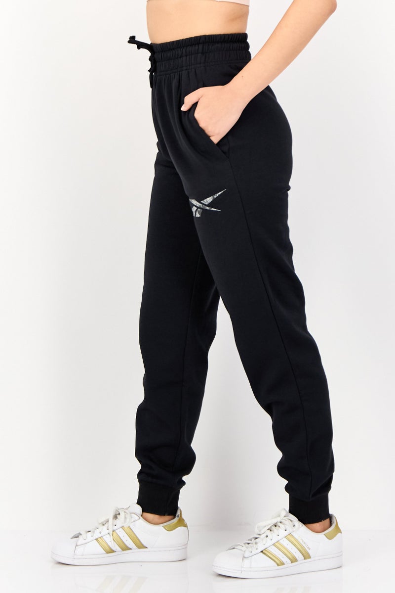 Reebok سروال رياضي نسائي مناسب للتدريب، أسود - Image 2