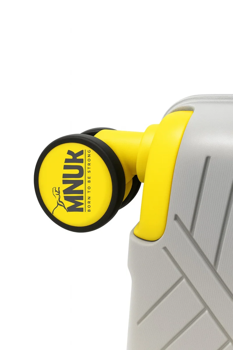 منيك حقيبة سفر فياتور بريميير 20 بوصة | عربة مزدوجة دوارة 360 درجة رباعية العجلات | كابينة - 20 بوصة | رمادي