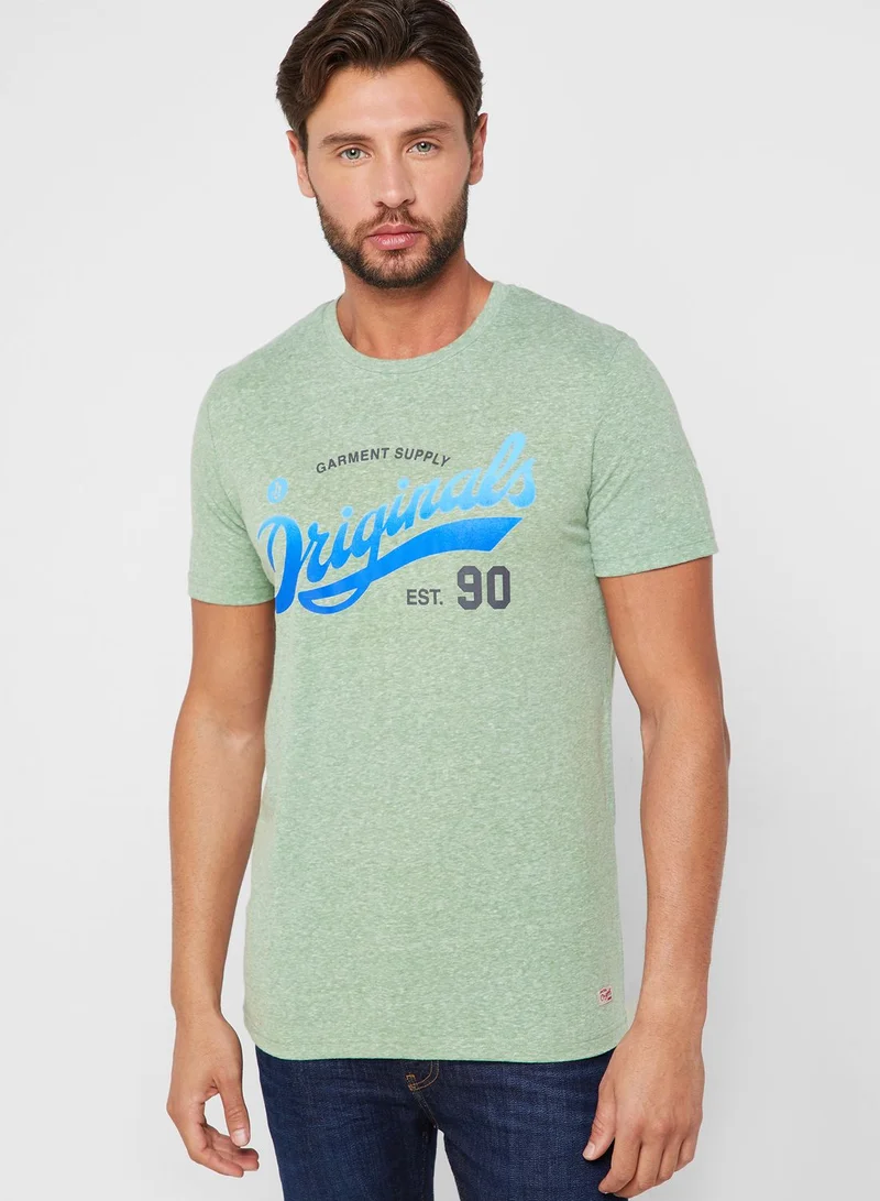 JACK & JONES Summertime Crew Neck T-Shirt