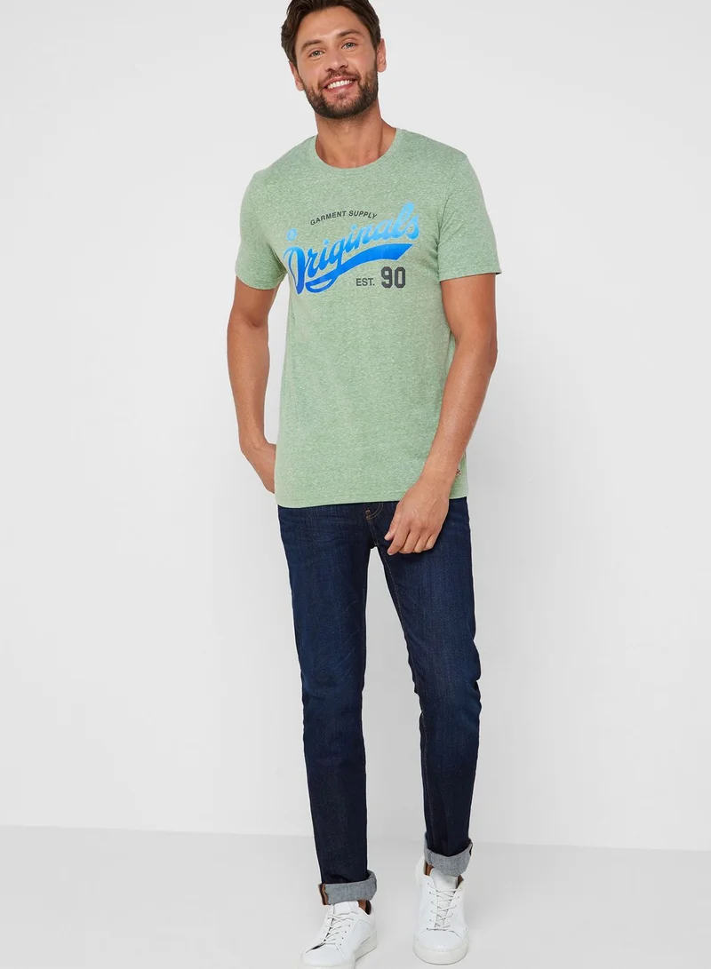 JACK & JONES Summertime Crew Neck T-Shirt