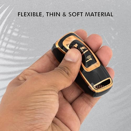 SHOPOFLUX TPU Key Cover Compatible with Honda Activa | Dio H-Smart (Pack 2 Black + White) - Image 4