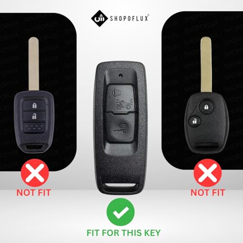 SHOPOFLUX TPU Key Cover Compatible with Honda Activa | Dio H-Smart (Pack 2 Black + White) - Image 2
