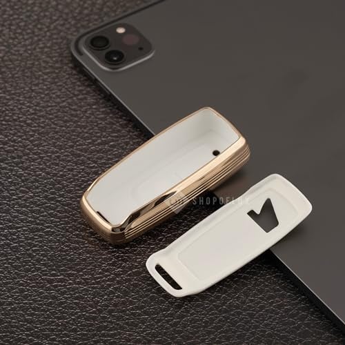 SHOPOFLUX TPU Key Cover Compatible with Honda Activa | Dio H-Smart (Pack 2 Black + White) - Image 5