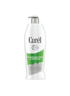 Curel Fragrance Free Comforting Body Lotion Unscented Dry Skin Moisturizer For Sensitive Skin With Advanced Ceramide Complex Repairs Moisture Barrier 20 Oz  - Image 1