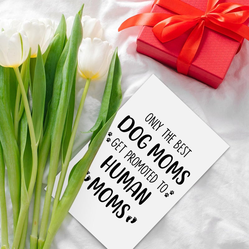 Ithmahco New Mom Gifts For Pregnant Women  First Mothers Day Card  Funny Dog Mom Card Pregnancy Gift For Expecting Moms  Mother To Be Gift For First Time Moms  Congrats On Pregnancy Present For Wife Friend Sister - Image 2