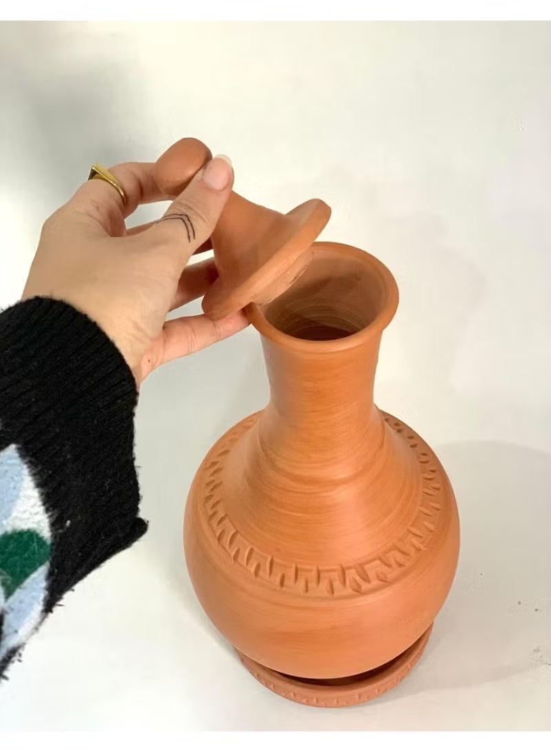 Natural clay cup with a base – an elegant traditional touch - Image 3