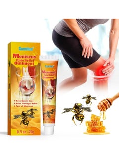 Sumifun Meniscus Pain Relief Ointment Cream Joint Arthritis Pain Relief Cream Knee Care Bee Venom Cream for Joint Care Treatment Gel Cream Bee Venom Joint & Muscle Pain Relief Cream 20g  - Image 2