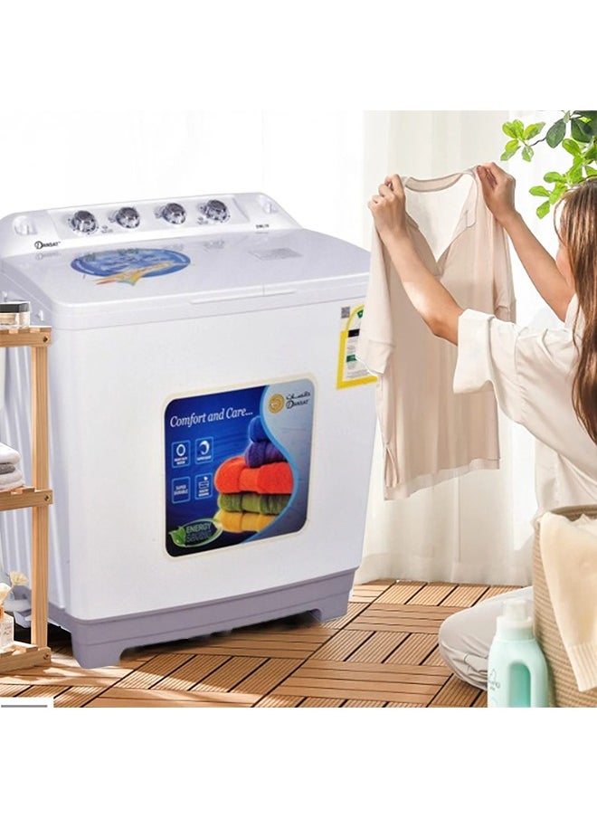 Generic Twin Tub Washing Machine 5KG DW50 White  - Image 4