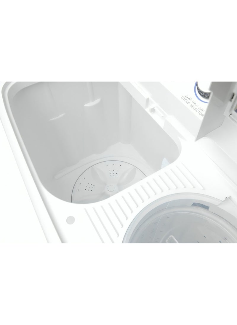 Generic Twin Tub Washing Machine 5KG DW50 White  - Image 3