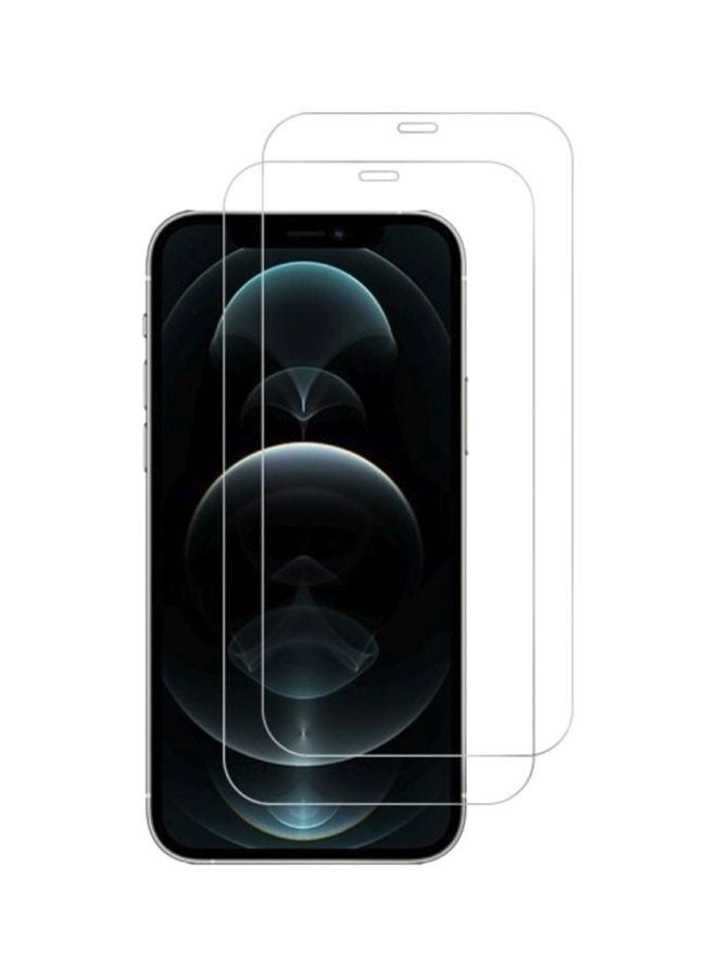 عبوة من 2 واقي شاشة لجهاز Apple iPhone 12 شفاف - Image 1