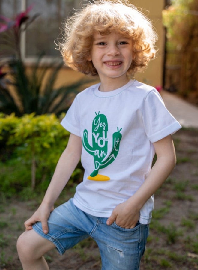 كاكتوس يمكنك أن تفعل ذلك تي شيرت - Image 2