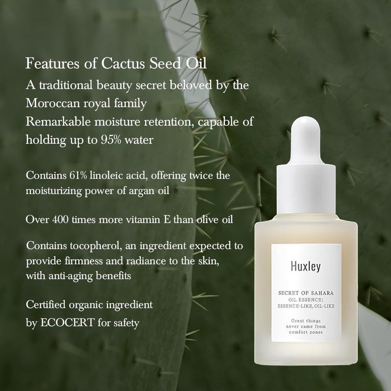 Huxley Huxley secret of sahara oil essence - essence-like, oil-like, 30 ml/1.01 fl oz, 1.01 Fluid Ounce - Image 2