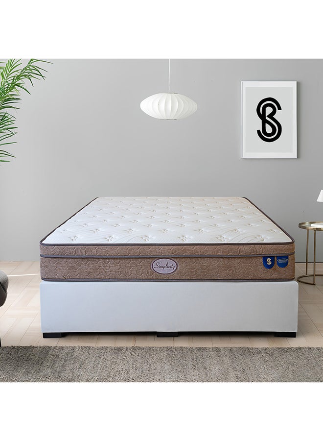 Bed and Mattress Zone Simplicity Euro Top Pocket Spring Mattress 180x200 King Size - Image 1