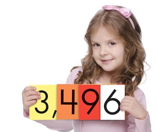 Teacher Created Resources Sensational Math - 4-Value Whole Numbers Place Value Cards Set - Image 2