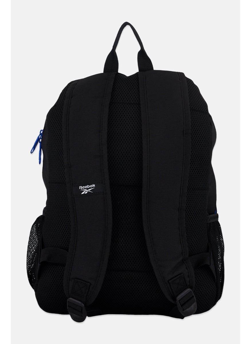 Reebok Men 2 Pcs Brand Logo Backpack And Lunch Bag 41 H x 29 L x 8 W cm, Black  - Image 2