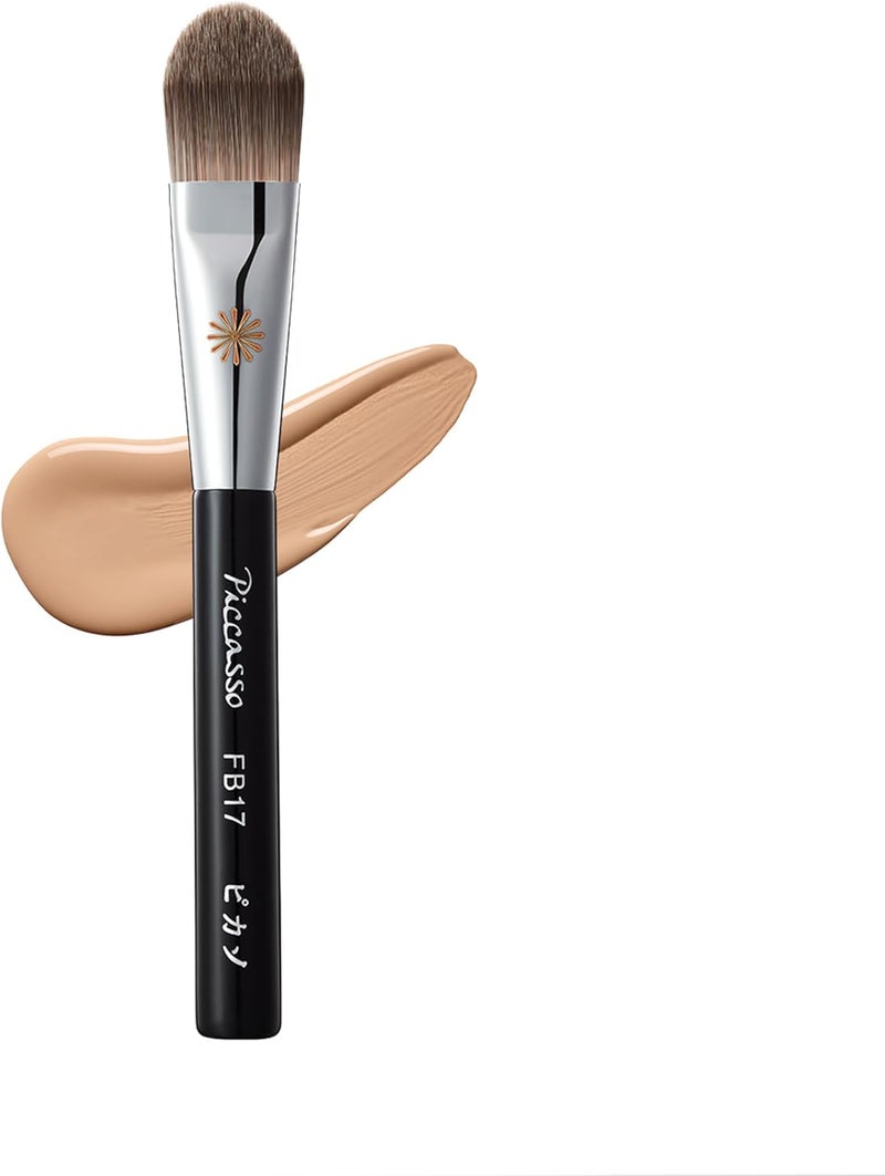 Piccasso Brush Shiny Creation FB17 Foundation Brush for Face Makeup Brushes - Image 1