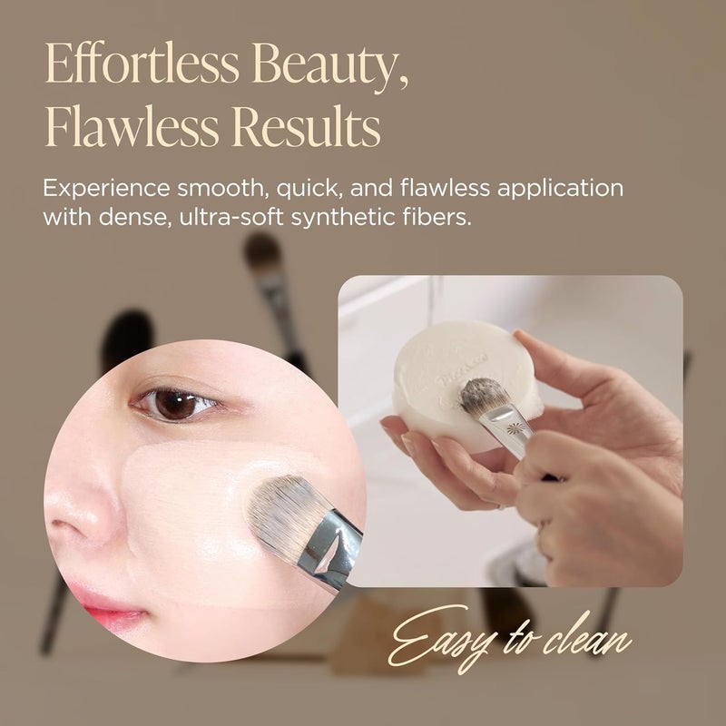 Piccasso Brush Shiny Creation FB17 Foundation Brush for Face Makeup Brushes - Image 5