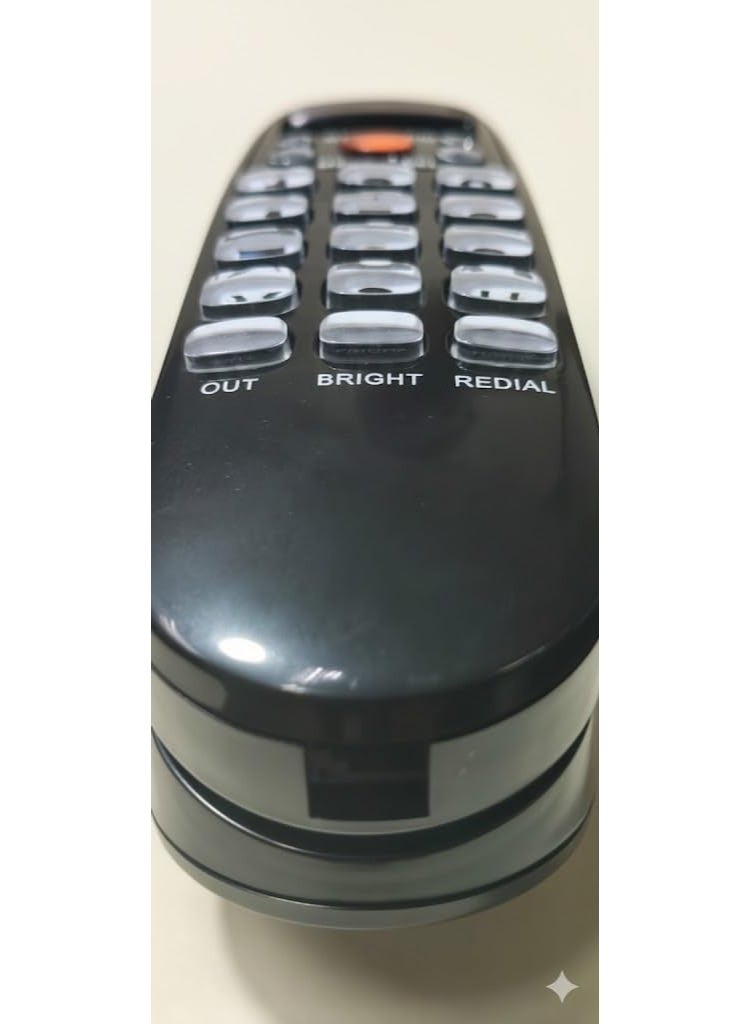 EL-Adl.Tec EL-Adl Tec Corded Landline Telephone 107BE - Black - Image 2