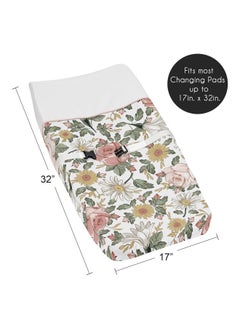 Vintage Floral Boho Girl Baby Nursery Changing Pad Cover Blush - pzsku/ZE649EFD2271A84B9F919Z/45/_/1703742793/17ad29d0-c876-43b1-ab88-53b6ba41bc18