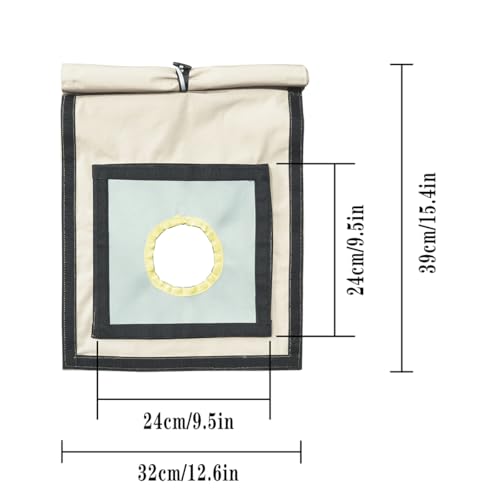 SoloWilder Stove Jack with Rain Flap Canvas Tent Fire Resistant for Canvas Hot Tent Camping - Image 2