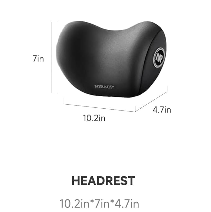 CRENTILA Car Neck Pillow,Neck Pain Relief for Long Drive Car Seat Back Head Rest Memory Foam Pillow for Driving with Adjustable Strap,and Breathable Removable Cover (Brown)(1pcs) - Image 4