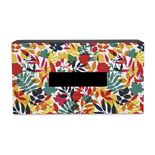 BRAHMA DESIGN Tissue Paper Holder | Autumn Leaves | Wooden Tissue Paper Box & Tissue Holder | Tissue Box for Home | Car Tissue Holder | Refillable Tissue Box for Car | Size 9" x 5" x 2.75" - Image 4