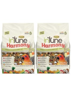 HigginS 2 Pack Of Intune Harmony Food For Conures, Cockatiels, Lovebirds And Parrotlets, 2 Pounds Each  - Image 1