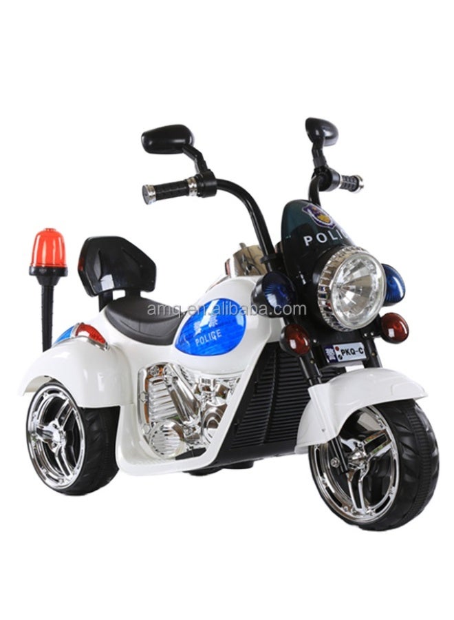 Kids' Motorcycle Ride-On Toy - Three-Wheeled Cutter with Headlights and Reverse Lights - Battery-Operated Motorcycle for Children - Image 1