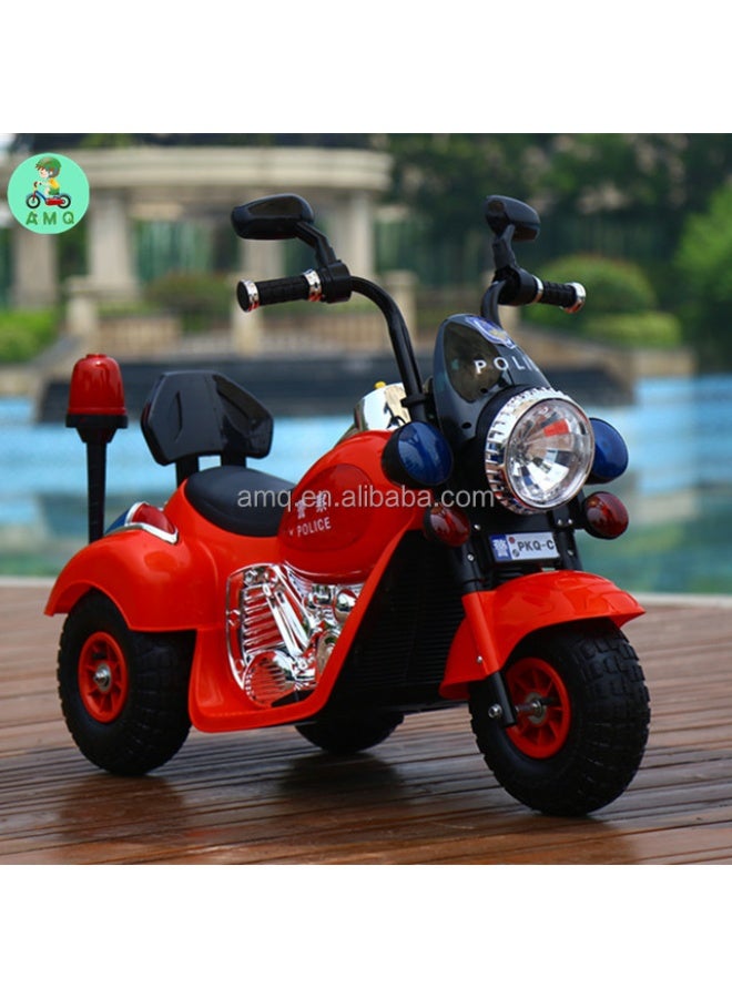 Kids' Motorcycle Ride-On Toy - Three-Wheeled Cutter with Headlights and Reverse Lights - Battery-Operated Motorcycle for Children - Image 2