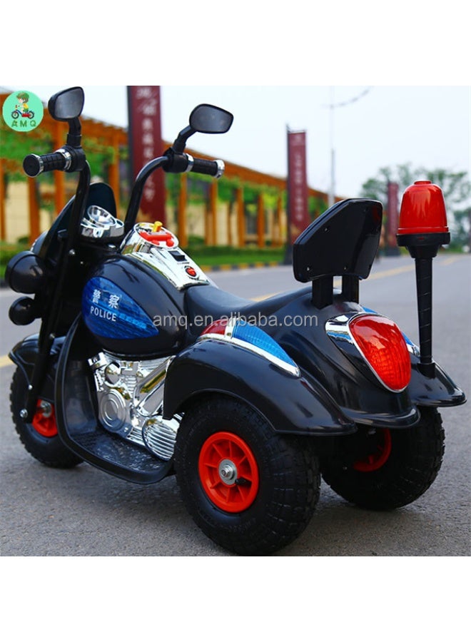 Kids' Motorcycle Ride-On Toy - Three-Wheeled Cutter with Headlights and Reverse Lights - Battery-Operated Motorcycle for Children - Image 3