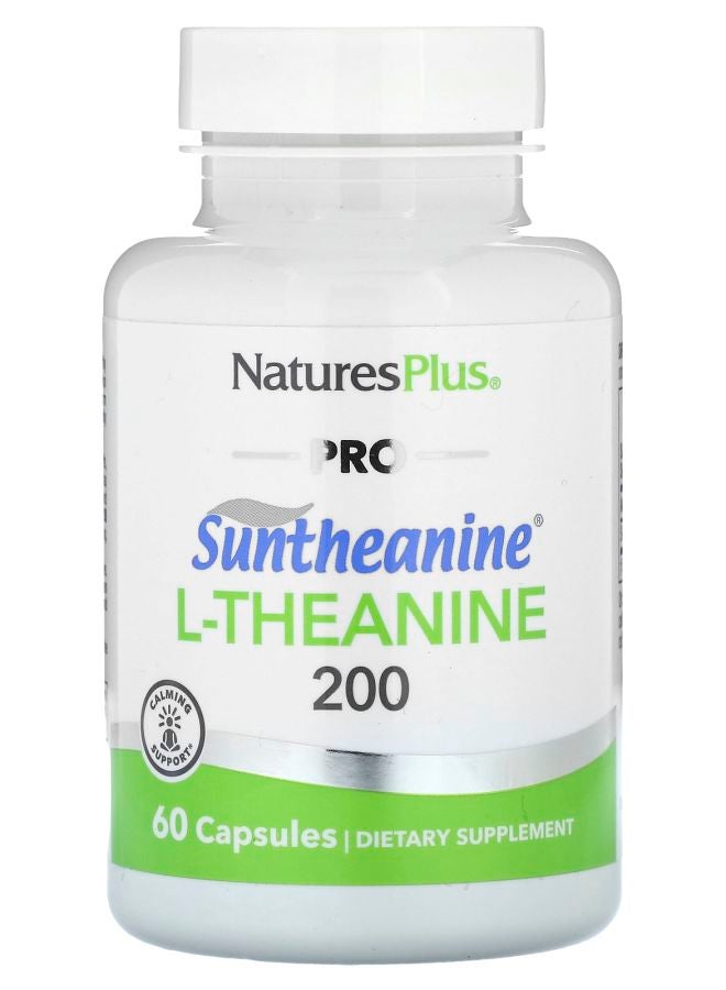 Pro Suntheanine LTheanine 200 100 mg 60 Capsules