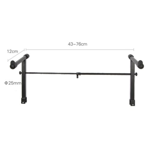 Gaderth Universal Second Tier for Keyboard Stand, Adjustable Width Keyboard Stand Extension Adapter, Second Tier for Electronic Piano, Keyboard Stand Rack Holder Music Instrument Accessories - Image 2