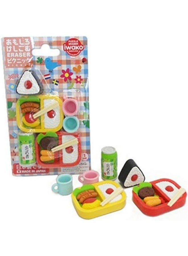 Iwako Japanese Bento Lunch Eraser Set - Image 1