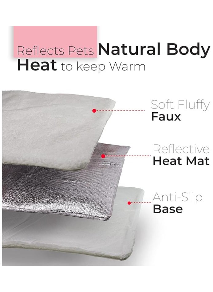 Moro Moro Soft Plush Fur & Plastic Dog Mattress – Cozy, Warm & Non-Slip Pet Bed  - Image 2