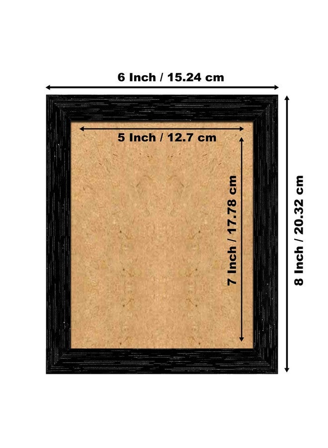 Indianara Indianara Radha Krishna Framed wall Painting with Table Top 2191TTBK (8 ix 6 inch) -WITH FRAME & GLASS - Image 3