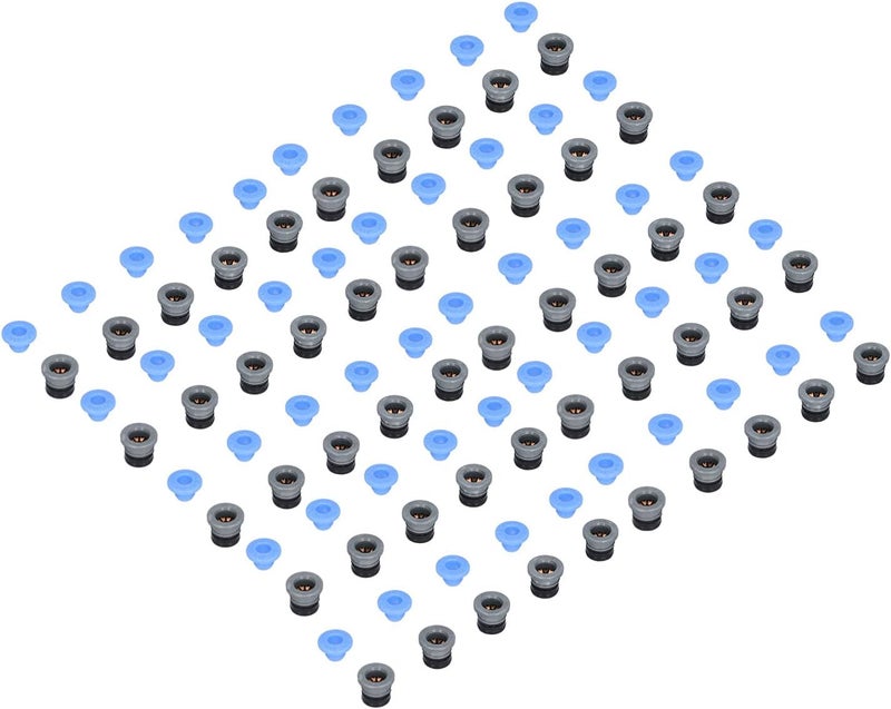 50 مجموعة موصلات صمامات هوائية لملحقات طابعات 3D، مصنوعة من مادة PTFE، رقم المنتج: ECAS04، موصلات صمامات هوائية لسهولة استخدامها مع ملحقات الطابعات 3D - Image 1