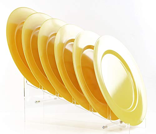Reston Lloyd Calypso Basics by Reston Lloyd Melamine Dinner Plate, Set of 6, Lemon - Image 2