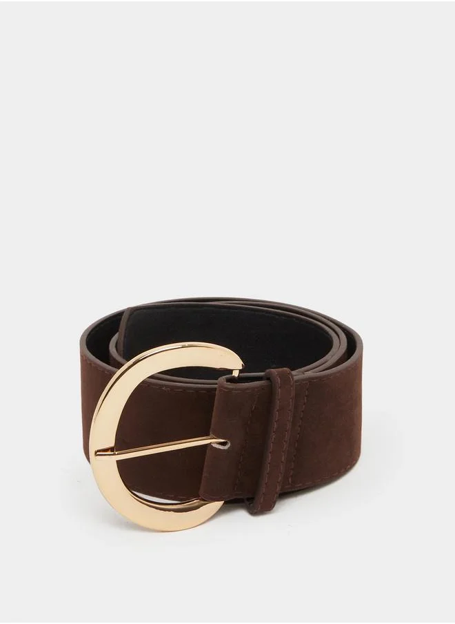 ستايلي Styli Wide Tangle Buckle Belt