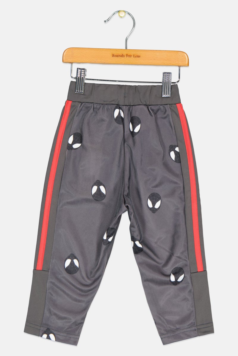 Adidas Toddlers Boy Brand Logo Sweatpants, Grey  - Image 2