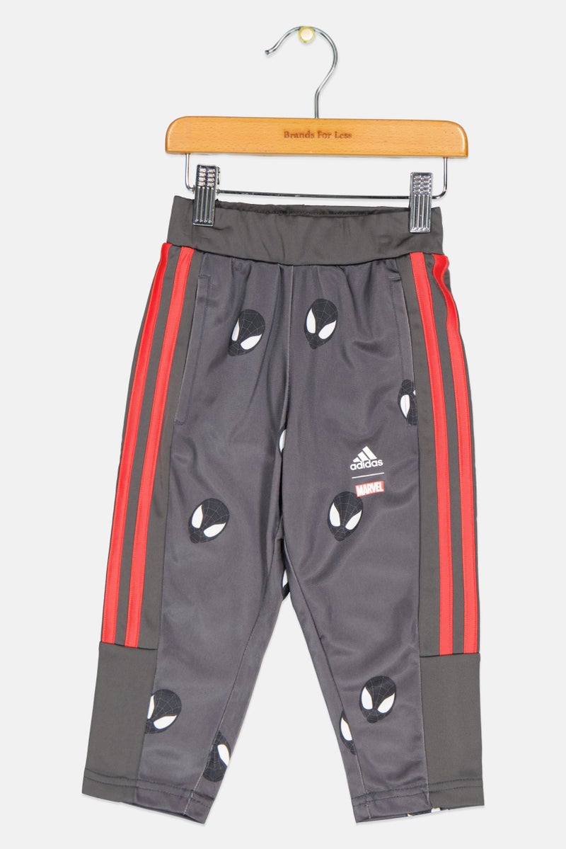 Adidas Toddlers Boy Brand Logo Sweatpants, Grey  - Image 1