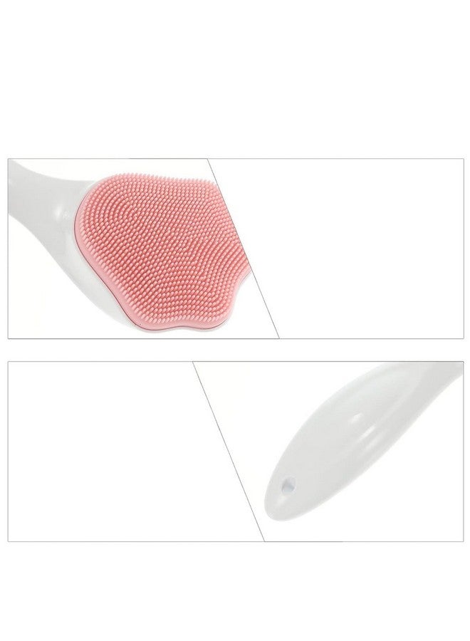 ATETO Soft Silicone Face Cleansing Brush Manual Cleansing Brushes For Exfoliating Blackhead Scrubber & Remover Soft Bristles Brush For Massage (Pack of 1,Multicolor) - Image 4
