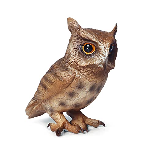DOYIFUN Simulated Owl Model Figure Toy Realistic Owl Animal Figurines Collection Playset Home Decor Science Educational Props Toys - Image 1